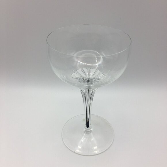 Belfor Crystal Exquisite Coupe Champagne Wine Glasses Stemware Set 2 Vintage - Picture 3 of 11